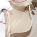 GUCCI GG Supreme Hand Bag PVC 2way Pink Gold 353440 Auth ki5957-24