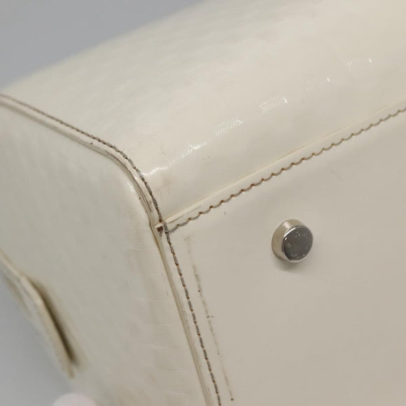 LOUIS VUITTON Damier Facet Speedy Cube PM Hand Bag White M48903 LV Auth ki5959