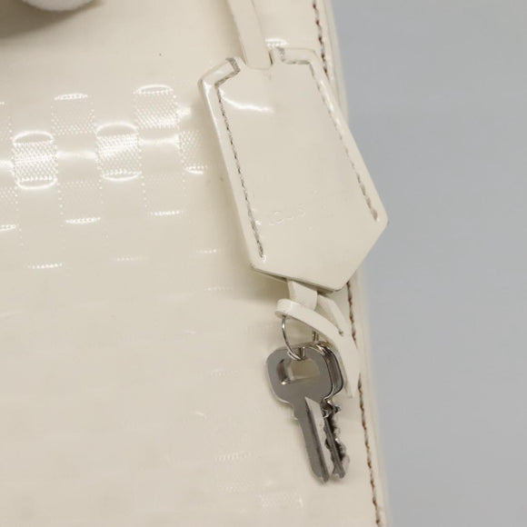 LOUIS VUITTON Damier Facet Speedy Cube PM Hand Bag White M48903 LV Auth ki5959
