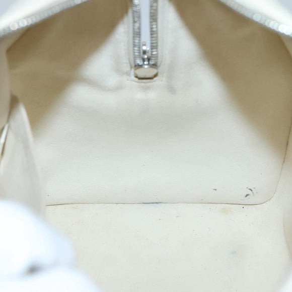 LOUIS VUITTON Damier Facet Speedy Cube PM Hand Bag White M48903 LV Auth ki5959