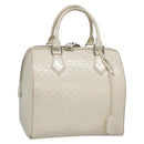 LOUIS VUITTON Damier Facet Speedy Cube PM Hand Bag White M48903 LV Auth ki5959-1