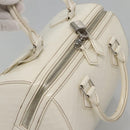 LOUIS VUITTON Damier Facet Speedy Cube PM Hand Bag White M48903 LV Auth ki5959-6