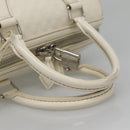 LOUIS VUITTON Damier Facet Speedy Cube PM Hand Bag White M48903 LV Auth ki5959-7