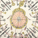 HERMES Carre 90 Scarf Silk Pink Auth ki5966-6