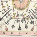 HERMES Carre 90 Scarf Silk Pink Auth ki5966-9