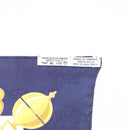 HERMES Carre 90 Scarf ""Plumes et Grelots"" Silk Navy Auth ki5967-14