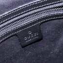 GUCCI GG Canvas Shoulder Bag Black Silver 106242 Auth ki5969-17