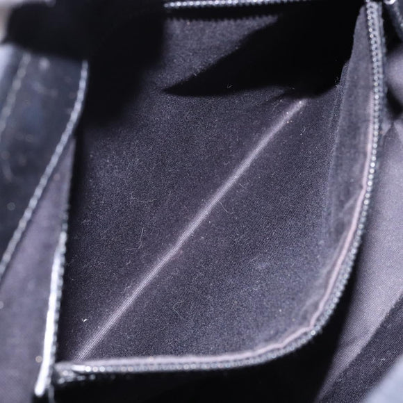 GUCCI GG Canvas Shoulder Bag Black Silver 106242 Auth ki5969