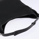 GUCCI GG Canvas Shoulder Bag Black Silver 106242 Auth ki5969-6