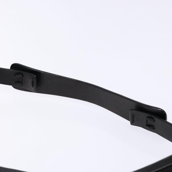 GUCCI GG Canvas Shoulder Bag Black Silver 106242 Auth ki5969