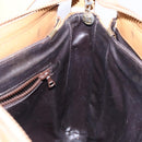 CELINE Macadam Canvas Shoulder Bag Beige Gold Auth ki5971-19