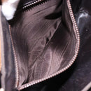 CELINE Macadam Canvas Shoulder Bag Beige Gold Auth ki5971-21