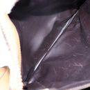 CELINE Macadam Canvas Shoulder Bag Beige Gold Auth ki5971-22