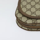 GUCCI GG Supreme Shoulder Bag PVC Beige Gold Auth ki5972-14