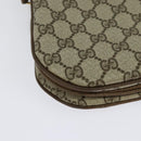 GUCCI GG Supreme Shoulder Bag PVC Beige Gold Auth ki5972-16