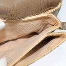 GUCCI GG Supreme Shoulder Bag PVC Beige Gold Auth ki5972-19