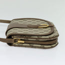 GUCCI GG Supreme Shoulder Bag PVC Beige Gold Auth ki5972-3