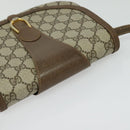 GUCCI GG Supreme Shoulder Bag PVC Beige Gold Auth ki5972-6