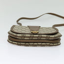 GUCCI GG Supreme Shoulder Bag PVC Beige Gold Auth ki5972-5