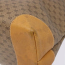 GUCCI Micro GG Supreme Tote Bag PVC Beige Gold Auth ki5973-8