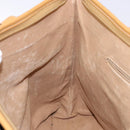 GUCCI Micro GG Supreme Tote Bag PVC Beige Gold Auth ki5973-21