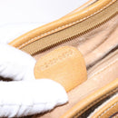 GUCCI Micro GG Supreme Tote Bag PVC Beige Gold Auth ki5973-12