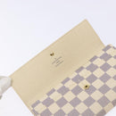 LOUIS VUITTON Damier Azur Porte Tresor International Wallet M61215 Auth ki5974-17