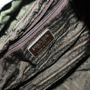 PRADA Backpack Nylon Khaki Silver Auth ki5980-22