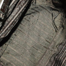 PRADA Backpack Nylon Khaki Silver Auth ki5980-11