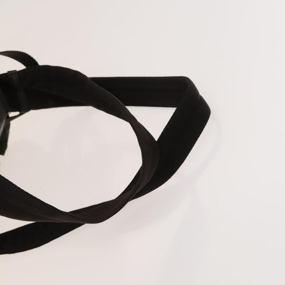 PRADA Backpack Nylon Khaki Silver Auth ki5980