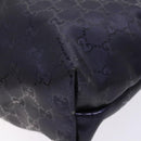 GUCCI GG implementation Tote Bag PVC Navy Silver 211133 Auth ki5982-10