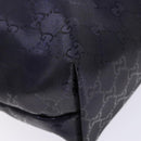 GUCCI GG implementation Tote Bag PVC Navy Silver 211133 Auth ki5982-11