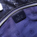GUCCI GG implementation Tote Bag PVC Navy Silver 211133 Auth ki5982-15