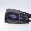 GUCCI GG implementation Tote Bag PVC Navy Silver 211133 Auth ki5982-4