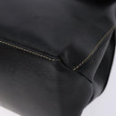 LOEWE Velazquez Hand Bag Leather Suede Brown Black gold Auth ki5987-9