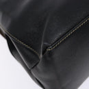 LOEWE Velazquez Hand Bag Leather Suede Brown Black gold Auth ki5987-16