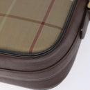 Burberrys Nova Check Shoulder Bag Canvas Beige Brown Auth ki5994-15