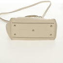 GUCCI Soho Shoulder Bag Leather 2way White Auth ki5995-6