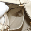 GUCCI Soho Shoulder Bag Leather 2way White Auth ki5995-27