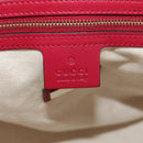 GUCCI GG Canvas Heart bit Tote Bag 2-Wege Beige Rot Auth ki5996V-24