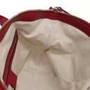 GUCCI GG Canvas Heart bit Tote Bag 2way Beige Red Auth ki5996V-26