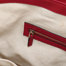 GUCCI GG Canvas Heart bit Tote Bag 2-Wege Beige Rot Auth ki5996V-28