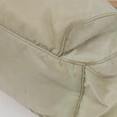 PRADA Shoulder Bag Nylon Beige Auth ki5997-8
