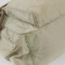 PRADA Shoulder Bag Nylon Beige Auth ki5997-15