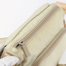 PRADA Shoulder Bag Nylon Beige Auth ki5997-10
