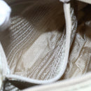 PRADA Shoulder Bag Nylon Beige Auth ki5997-22