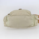 PRADA Shoulder Bag Nylon Beige Auth ki5997-5