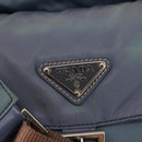PRADA Shoulder Bag Nylon Light Blue Auth ki5998-19