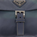 PRADA Shoulder Bag Nylon Light Blue Auth ki5998-20