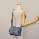 PRADA Shoulder Bag Nylon Light Blue Auth ki5998-25